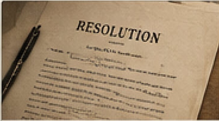 Resolution document